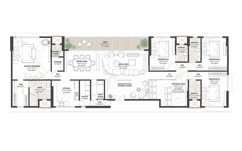 4 Bedroom Residence